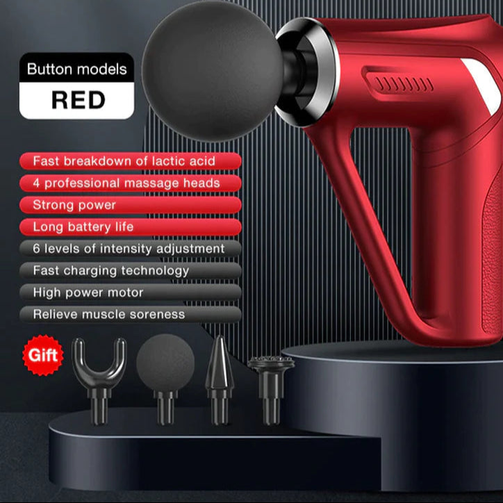 SITUOFUN Massage Gun 32 Levels Deep Tissue Neck Body Back Muscle Sport Electric Pistol Massager Exercise Relaxation Pain Relief