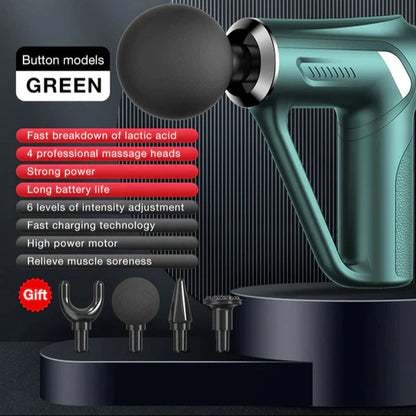 SITUOFUN Massage Gun 32 Levels Deep Tissue Neck Body Back Muscle Sport Electric Pistol Massager Exercise Relaxation Pain Relief